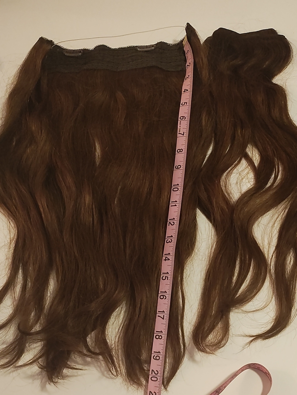 Natural Brown Wavy Clip-In Hair Extensions - Soft Volume